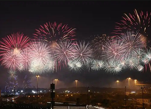 泗阳县焰火晚会